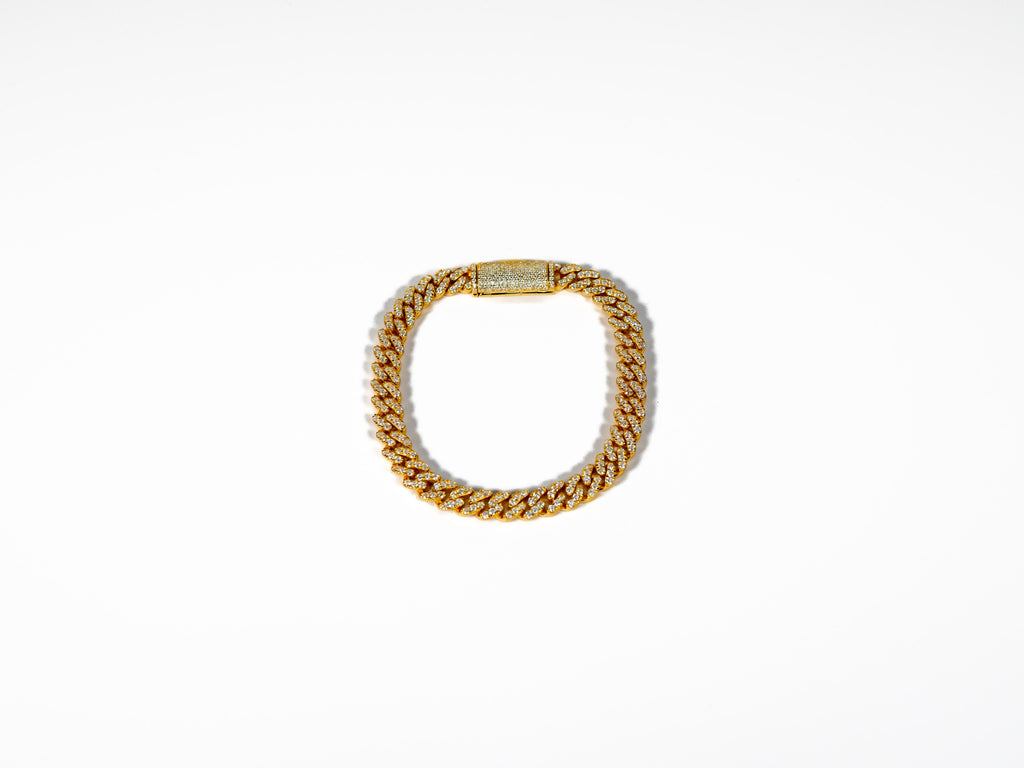 Cuban Moissanite Bracelets Mens