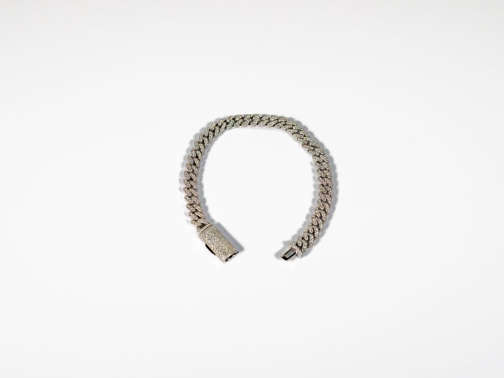 Cuban Moissanite Bracelets Mens