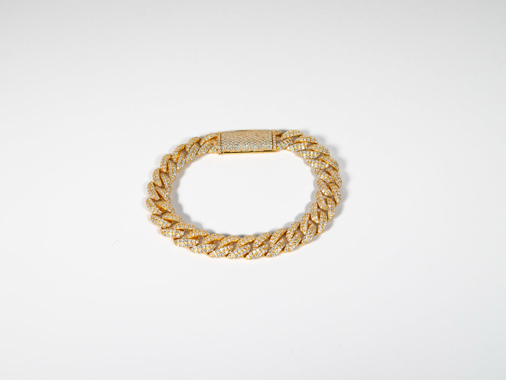 Cuban Moissanite Bracelets Mens
