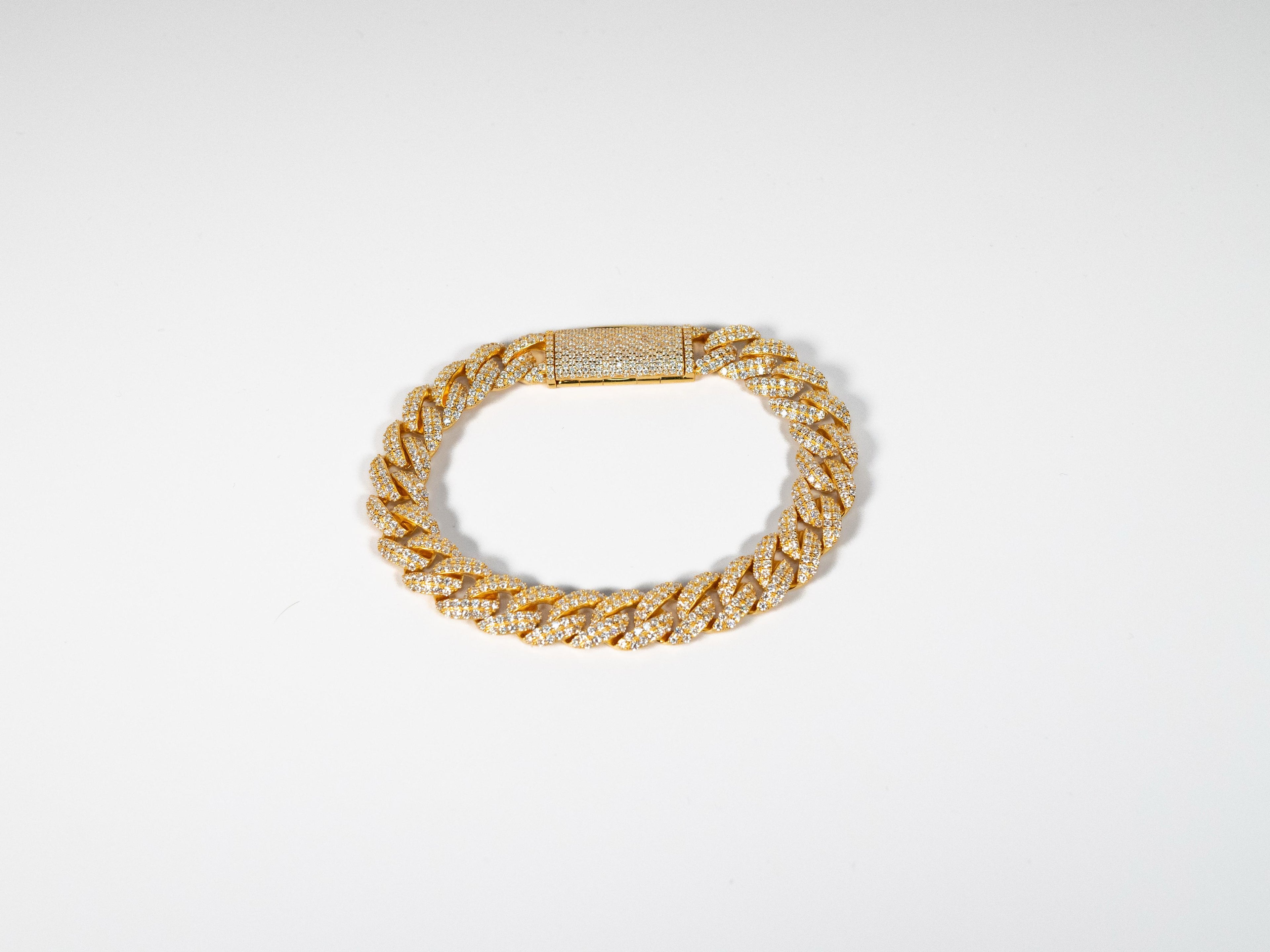 Cuban Moissanite Bracelets Womens