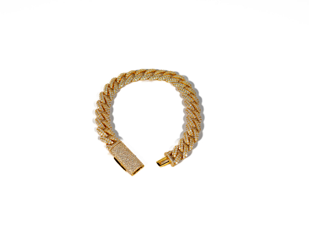 Cuban Moissanite Bracelets Mens